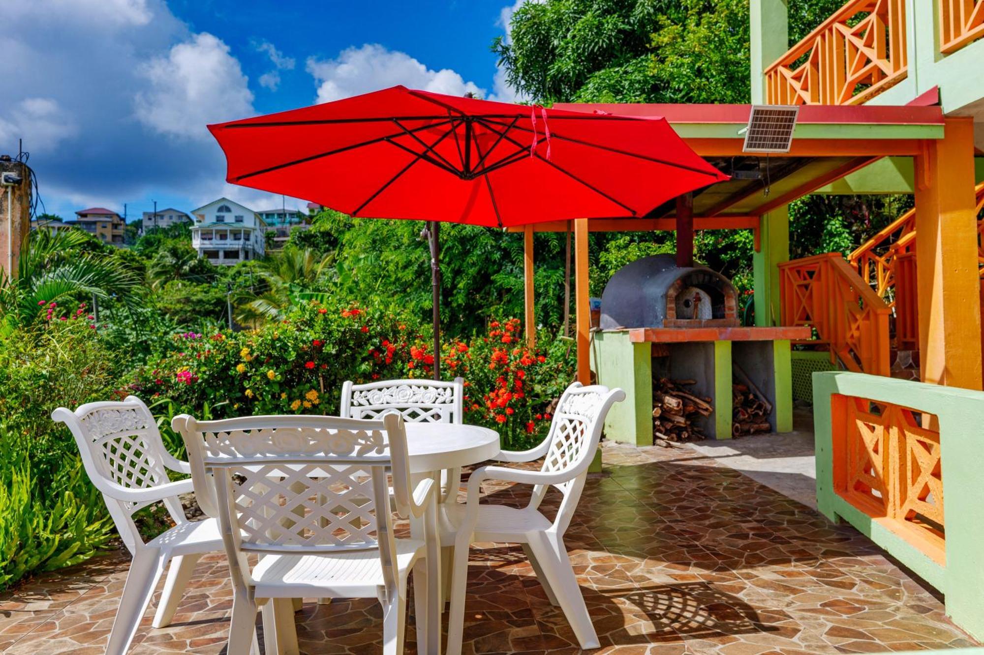 Tropical Paradise View Anse La Raye Buitenkant foto