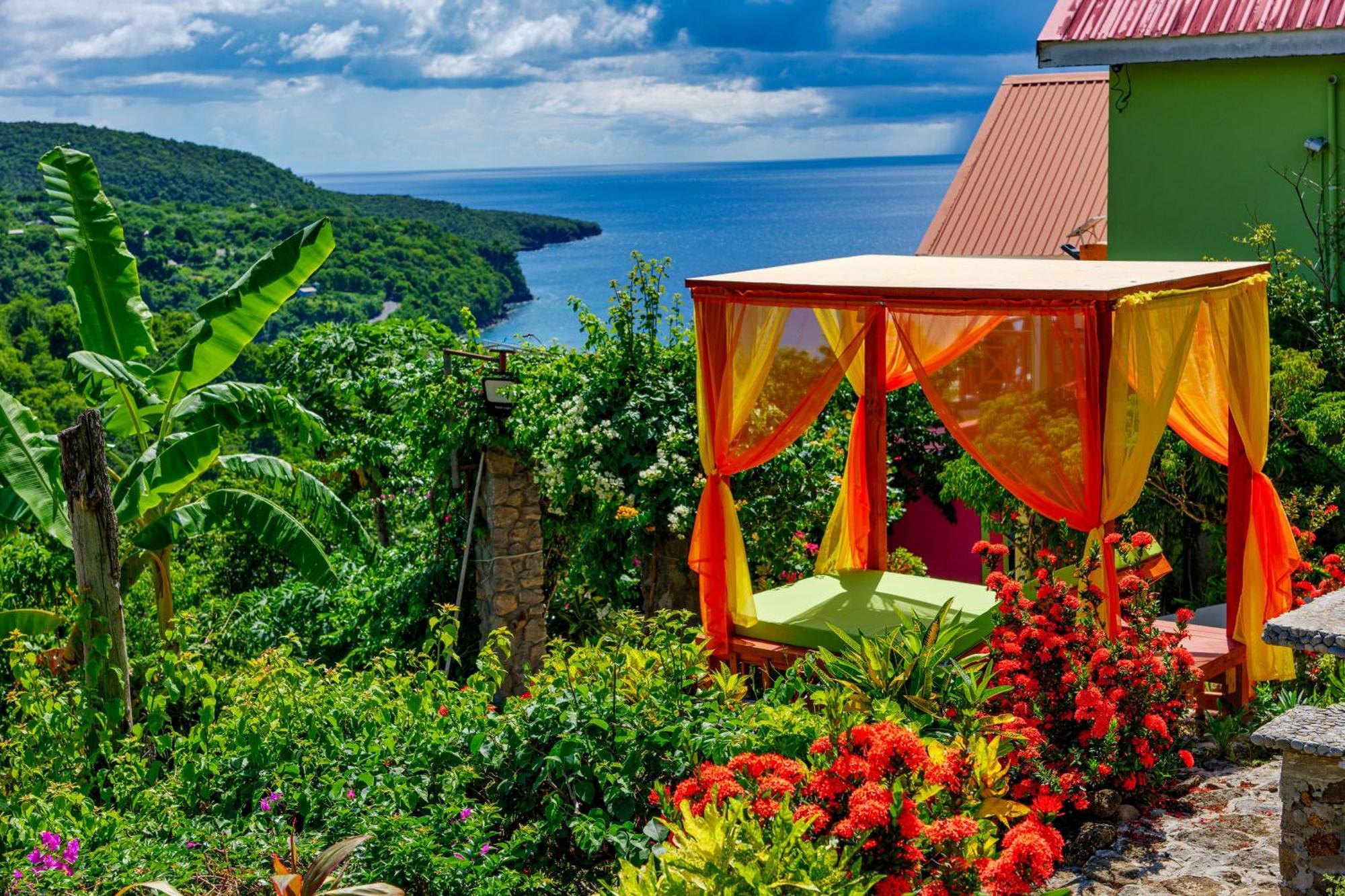 Tropical Paradise View Anse La Raye Buitenkant foto