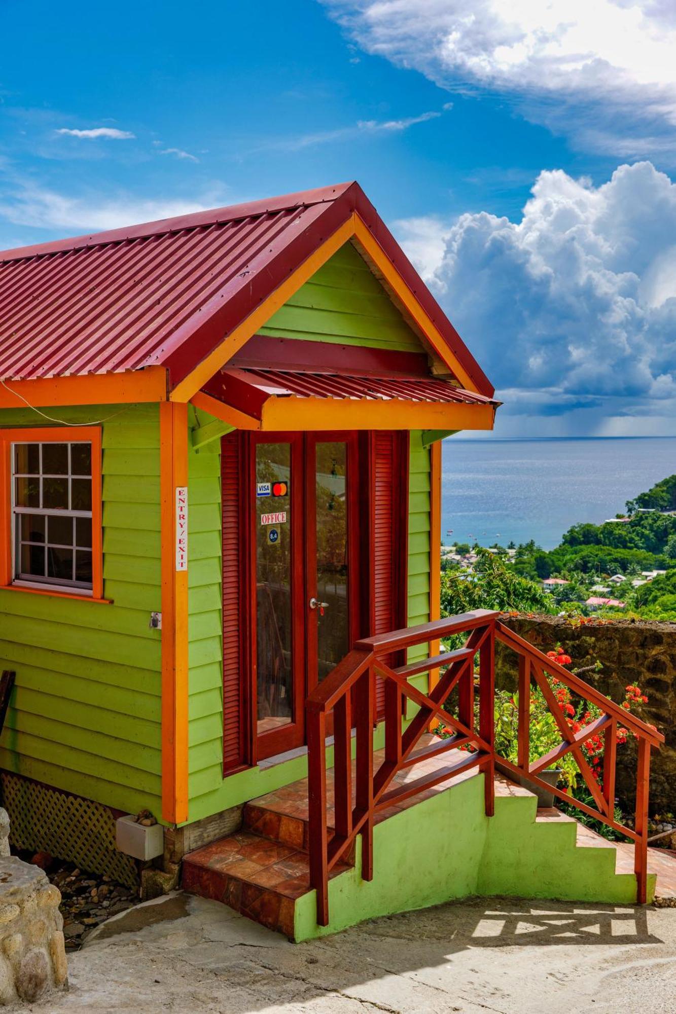 Tropical Paradise View Anse La Raye Buitenkant foto