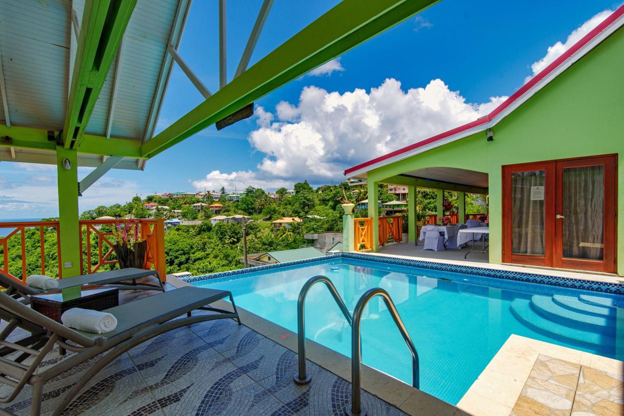 Tropical Paradise View Anse La Raye Buitenkant foto