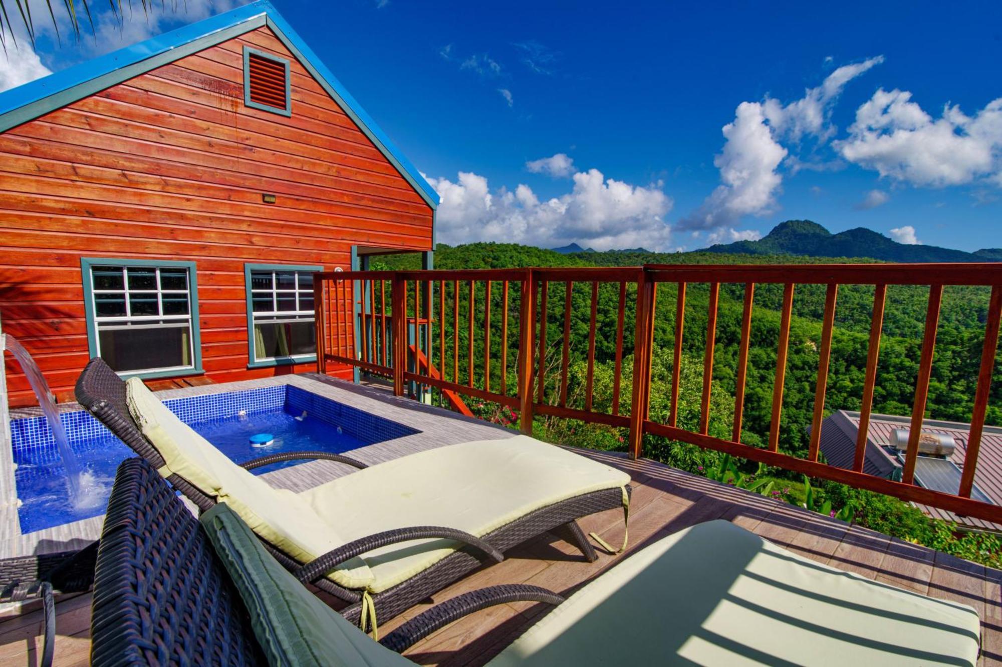 Tropical Paradise View Anse La Raye Buitenkant foto