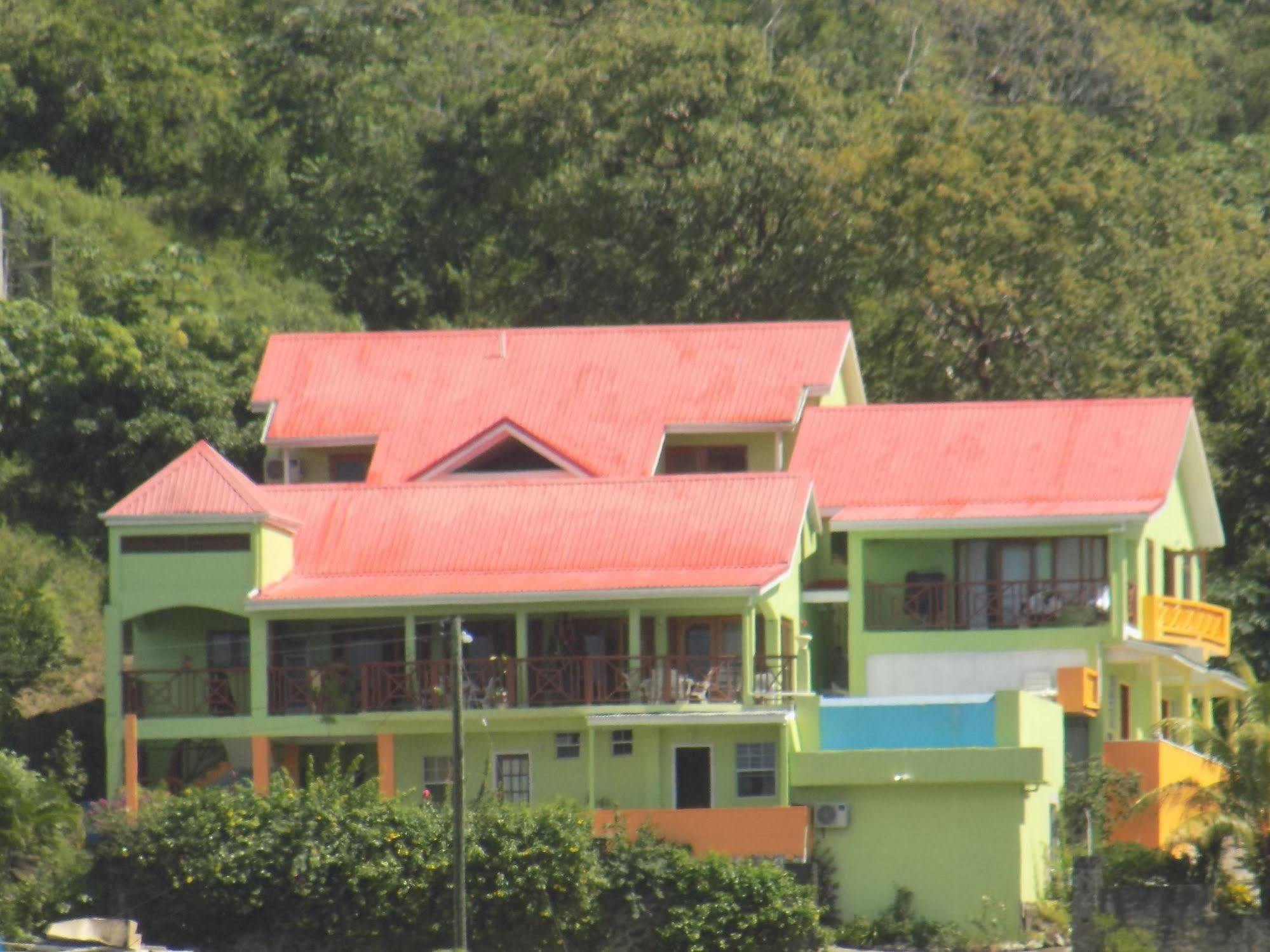 Tropical Paradise View Anse La Raye Buitenkant foto